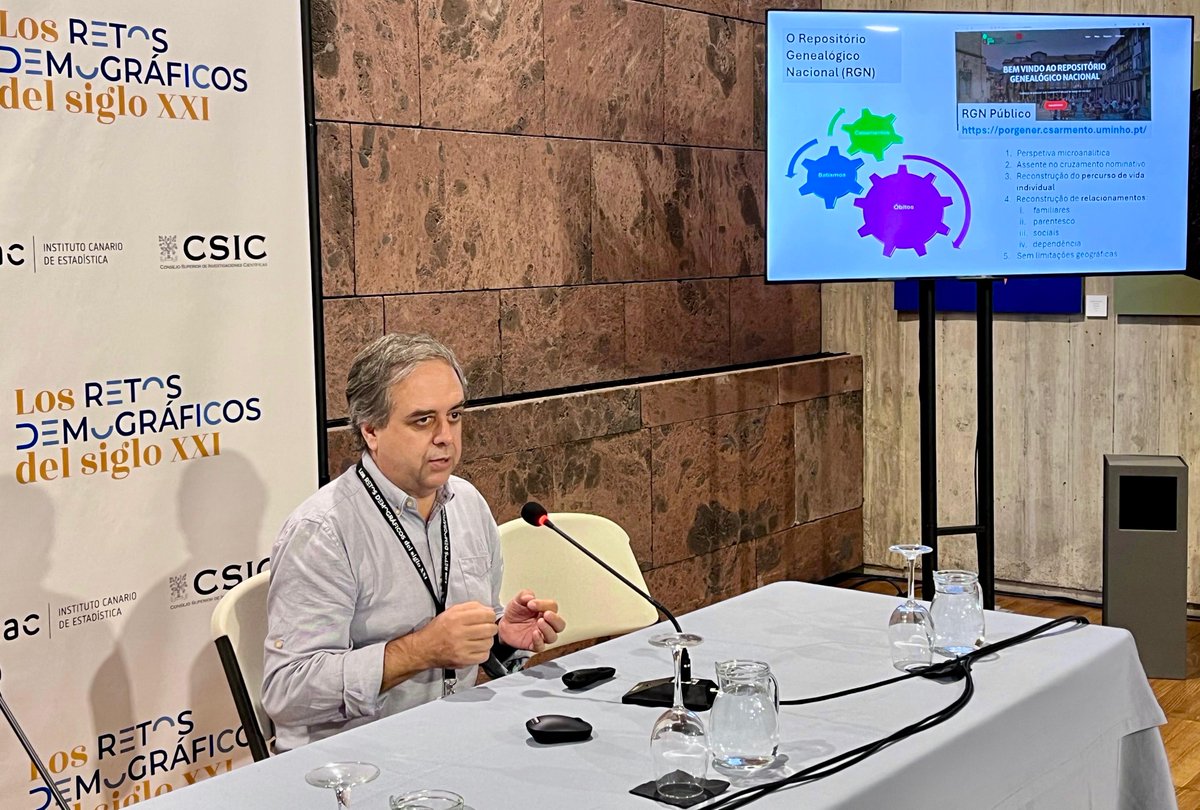 2⃣ Segundo día del Seminario #RetosDemográficosSigloXXI y da comienzo la sesión 4 del programa. En esta ocasión, la temática de la cita está centrada en el uso de fuentes alternativas para la explotación estadística.  🔢
#DemografíaCSICeISTAC2024
#Contamos