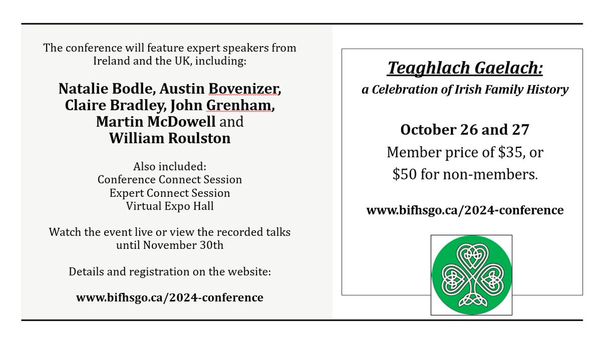 British Isles FHS of Greater Ottawa tweet media