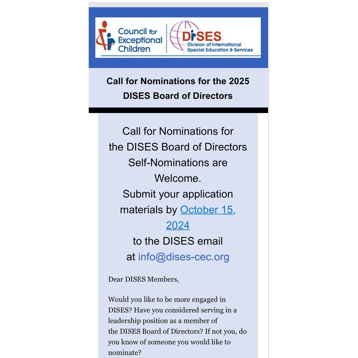 DISES - CEC tweet media