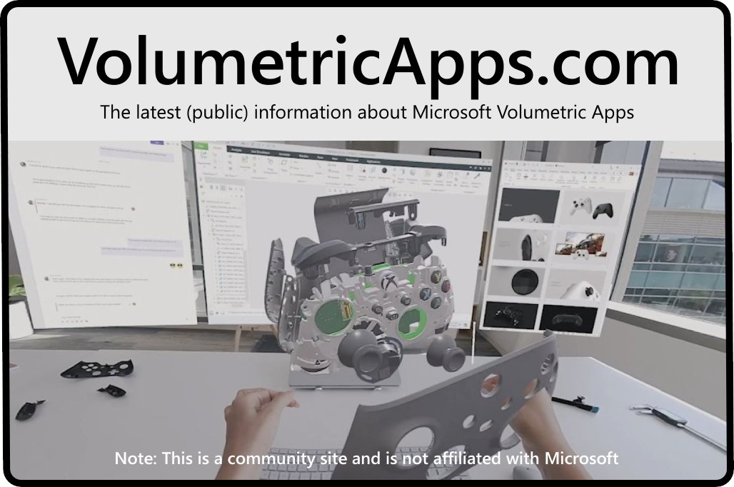 Like many others, I was super excited when Microsoft announced Volumetric Apps at Microsoft Build in March 2024. Many in the XR community received it as a hint of hope despite Microsoft's dwindling investment in XR (AR, VR &amp; MR).

As I've been unable to get any answers regarding