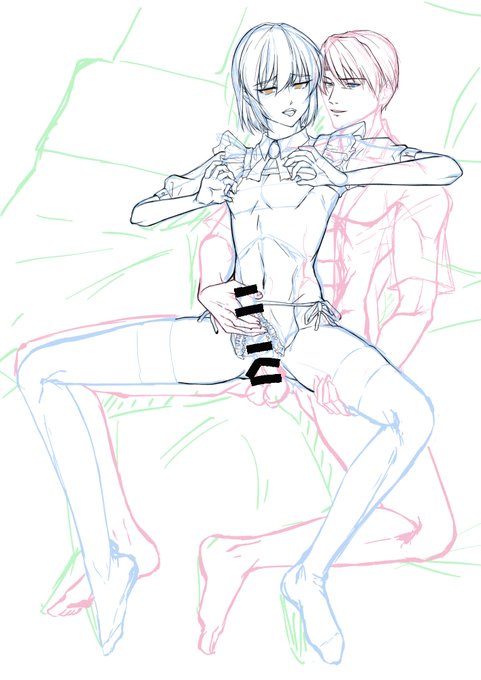 天気のせいか、全然線画が進まねぇ・・・! 