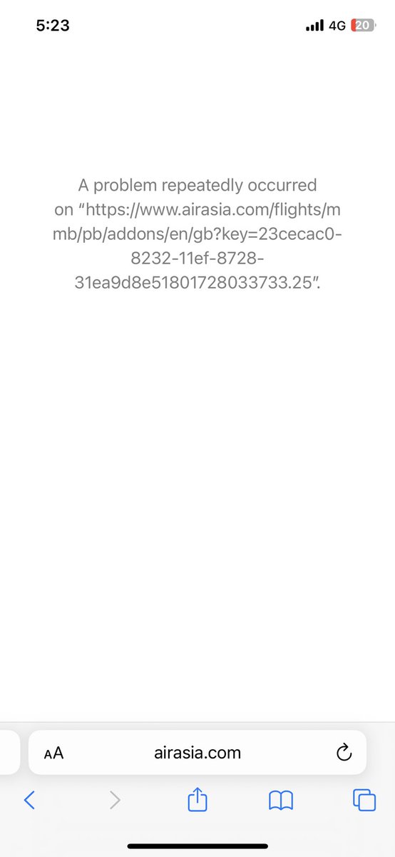 softydais's tweet photo. @airasia I tried thru the website, still the same. I have updated my app too. Still same. https://t.co/6YaVoQMMwc
