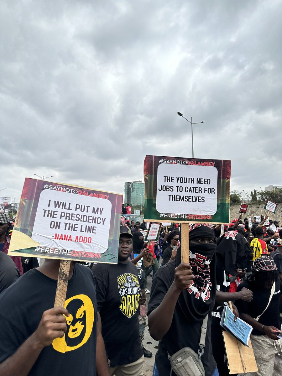 __theSeyram's tweet photo. Day 2 but the message remains the same!!! #StopGalamseyNow #FreetheCitizens https://t.co/OYjaqGECoe