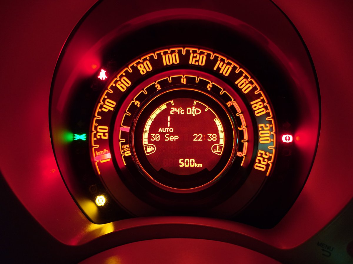 Shingo42689463's tweet photo. 500キロ！
#fiat500 https://t.co/1mTSm4oTYV