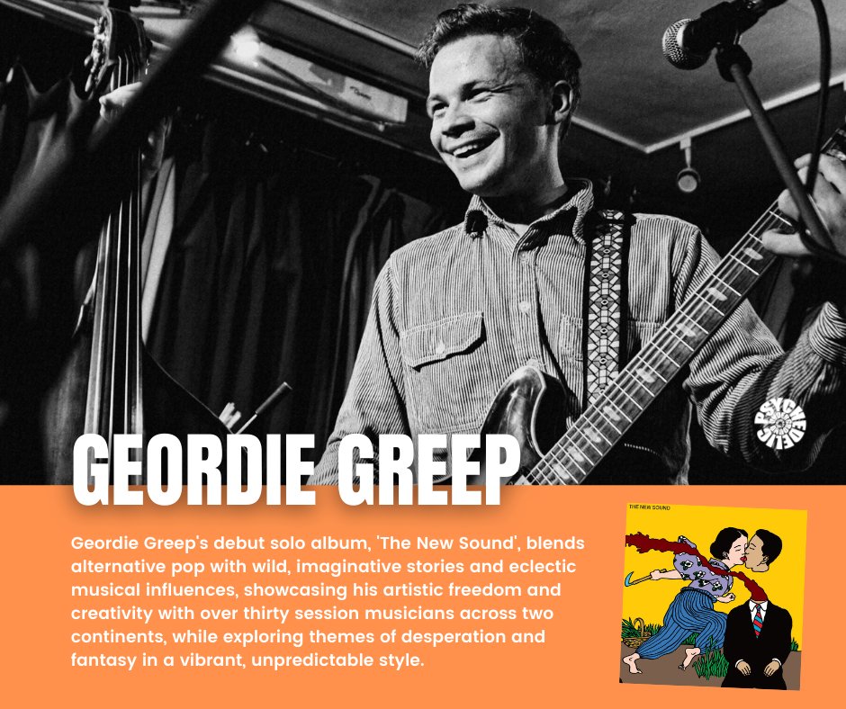 thepugrock's tweet photo. 🎸 The New Sound by Geordie Greep

Geordie Greep's debut solo album, 'The New Sound', blends alternative pop with wild, imaginative stories and eclectic.

🎧 https://t.co/gAlLwrPqWn https://t.co/0lmuAk0QK3