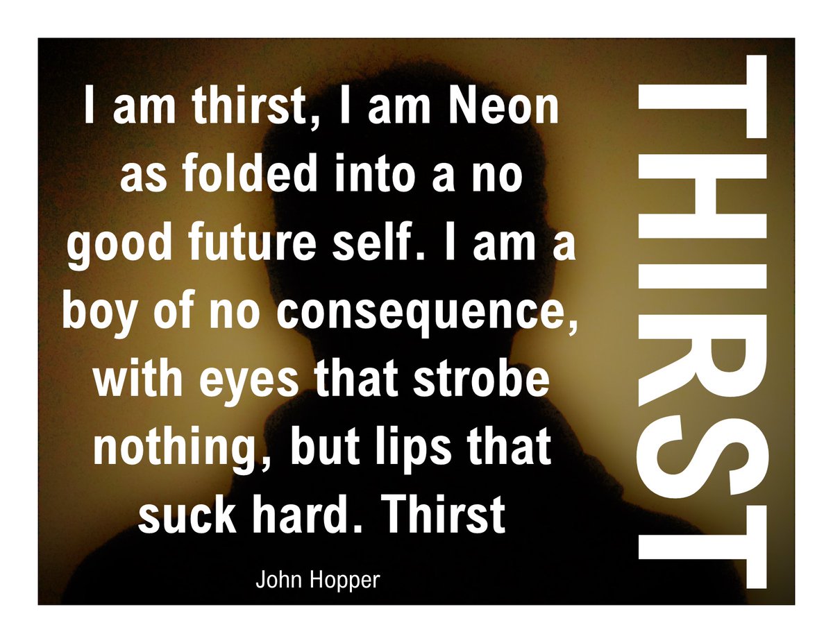 djohnhopper's tweet photo. THIRST. 
Dark, out of sync future fantasy fiction, with shifting psychic realities, perspectives, dreams. Just follow the link: https://t.co/MYjaaafCMg
#darkfantasy #darkfiction #darkscifi #fantasy #futuretense #futuredreams #futuredrugs #futurereality #neon #theme #thirst https://t.co/U6KF4B8uEG