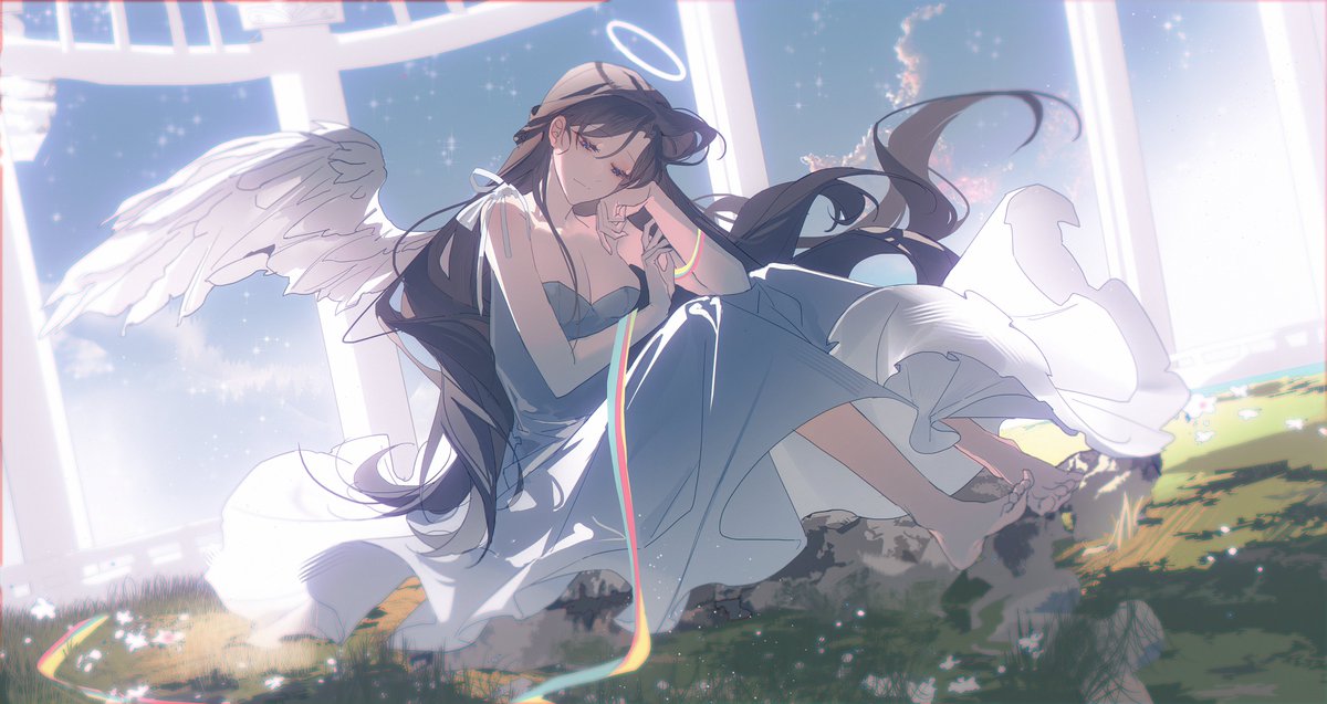 #蘭満会二次創作イラストリレー　#毛利蘭　#名探偵コナン　#天使の日　#毛利蘭の日
wind