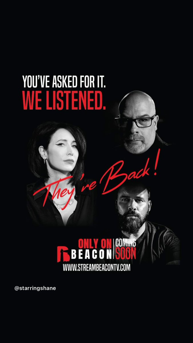 MediumCindyKaza's tweet photo. Oh snap! Check it out! We’re coming  back!!! ❤️❤️❤️❤️❤️ @StarringShane @TheDaveSchrader @RobSaffi https://t.co/nDCXmxmaEG