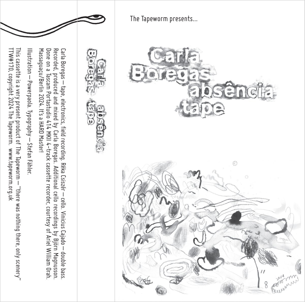 Shipping now – “Abs​ê​ncia Tape” by Carla Boregas

the-tapeworm.bandcamp.com/album/abs-ncia…