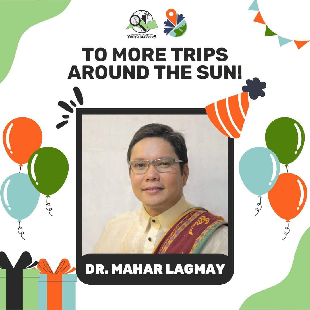 🎉 Happy Birthday to our inspiring chapter adviser, Dr. Mahar Lagmay! Your dedication as an open data champion and belief in the potential of youth motivate us every day. Wishing you a wonderful year ahead! 🇵🇭✨