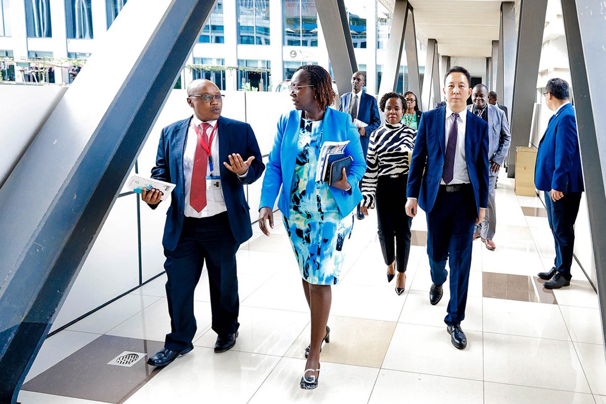 GTCKenya1's tweet photo. The GTC team, led by General Manager Mr. Frank Wang,  hosted the Kenya Investment Authority (KenInvest) for an exclusive tour of the Global Trade Centre (GTC). The delegation was highly impressed by the development's progress, which features a seamless integration of co-working spaces, executive residences, shopping mall , 5-star JW Marriott Hotel.
As a landmark mixed-use development, GTC has not only transformed the Nairobi skyline but also stands as a symbol of the thriving investment opportunities in Kenya and East Africa at large.
The iconic mixed use project has offered  countless numbers of job opportunities to kenyans  and expatriates across board.
GTC is poised to become one of the region's most iconic developments, driving both local and international investment into Kenya's economy.