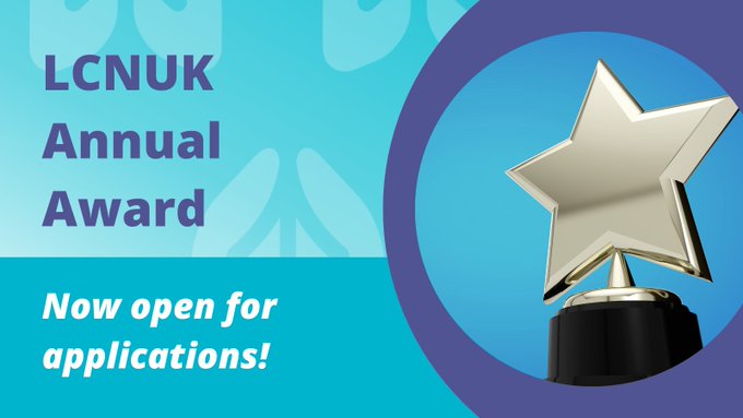 LCN_UK's tweet photo. Applications are open for the LCNUK Annual Award programme. 🌟

The Annual Award of £1,500 exists to recognise and celebrate the achievements of LCNUK members.

Learn more ▶️ https://t.co/gm60W7W7k2

#LCNS https://t.co/prdeI9gr4k