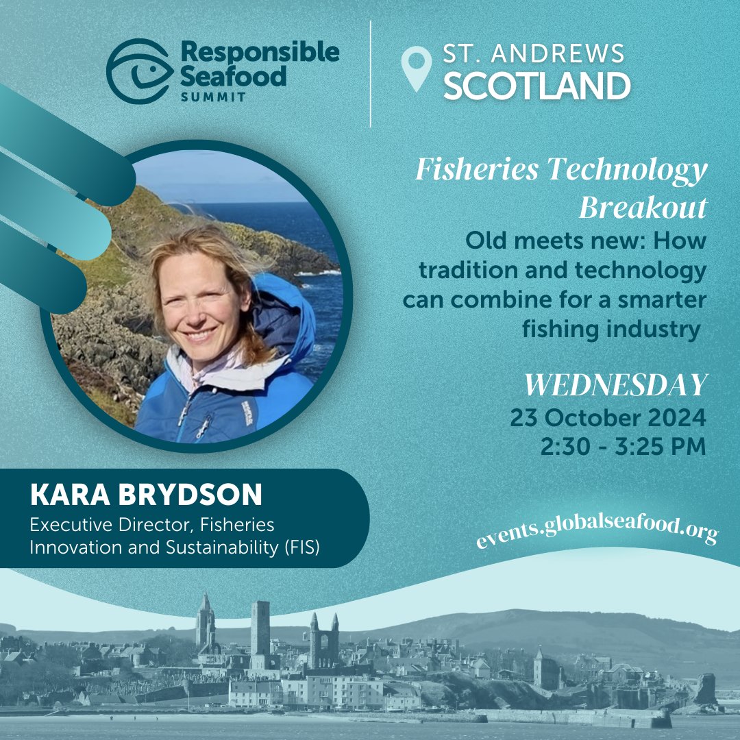 Fisheries Innovation & Sustainability (@fisorguk) on Twitter photo Our ExecDir, @KaraBrydson, is chairing the Fish Tech session at the Responsible Seafood Summit. With Prof Paul Fernandes <a href="/HeriotWattUni/">Heriot-Watt University</a>.
Can’t make it to St Andrews? Read about #Smartrawl here 👉 globalseafood.org/advocate/the-a… Our ExecDir, @KaraBrydson, is chairing the Fish Tech session at the Responsible Seafood Summit. With Prof Paul Fernandes <a href="/HeriotWattUni/">Heriot-Watt University</a>.
Can’t make it to St Andrews? Read about #Smartrawl here 👉 globalseafood.org/advocate/the-a…