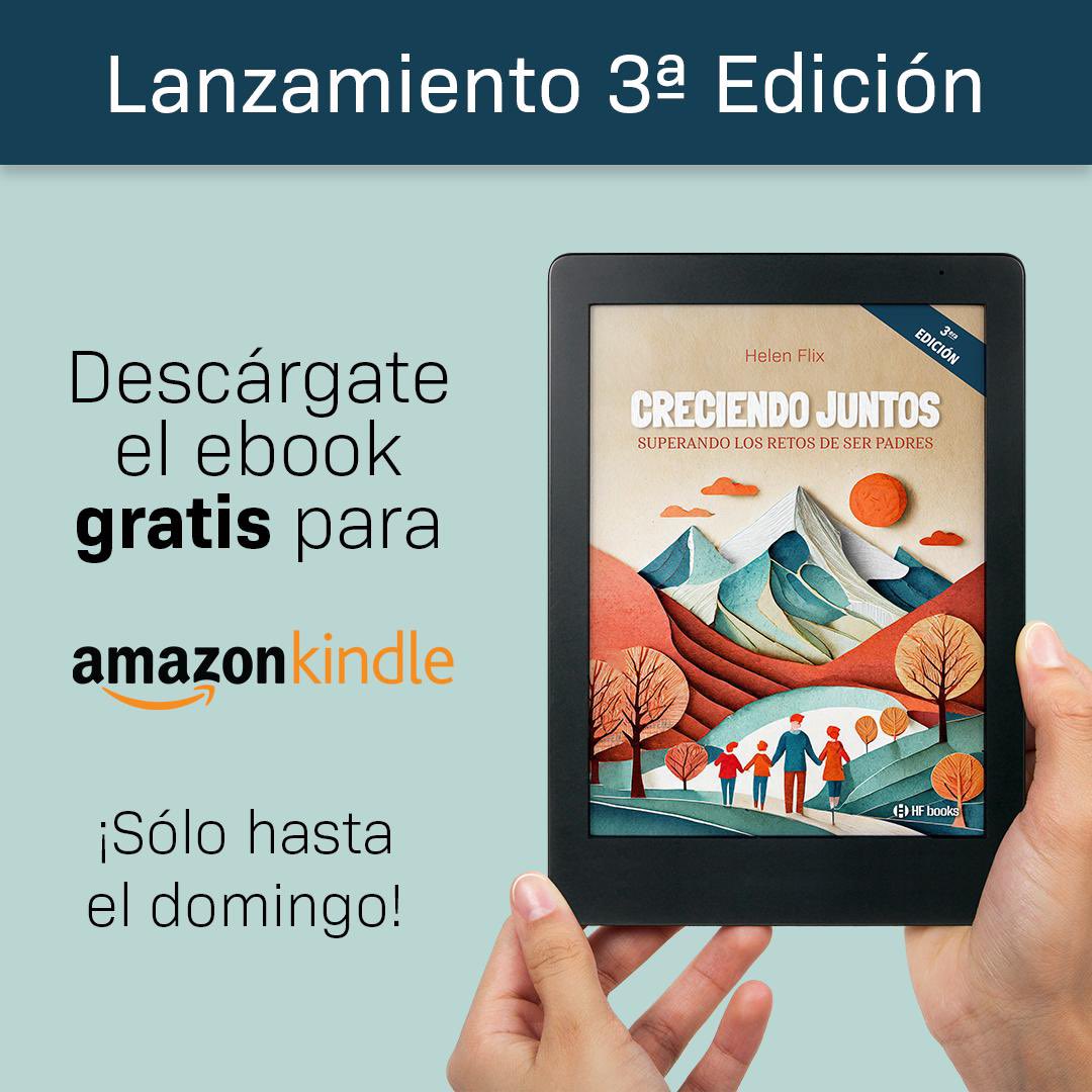 Sólo hasta el domingo para descargaros gratuitamente en Kindle Unlimited mi libro “Creciendo juntos. Superando los retos de ser padres”.
#psicologiasistemica #padres #desarrollopersonal