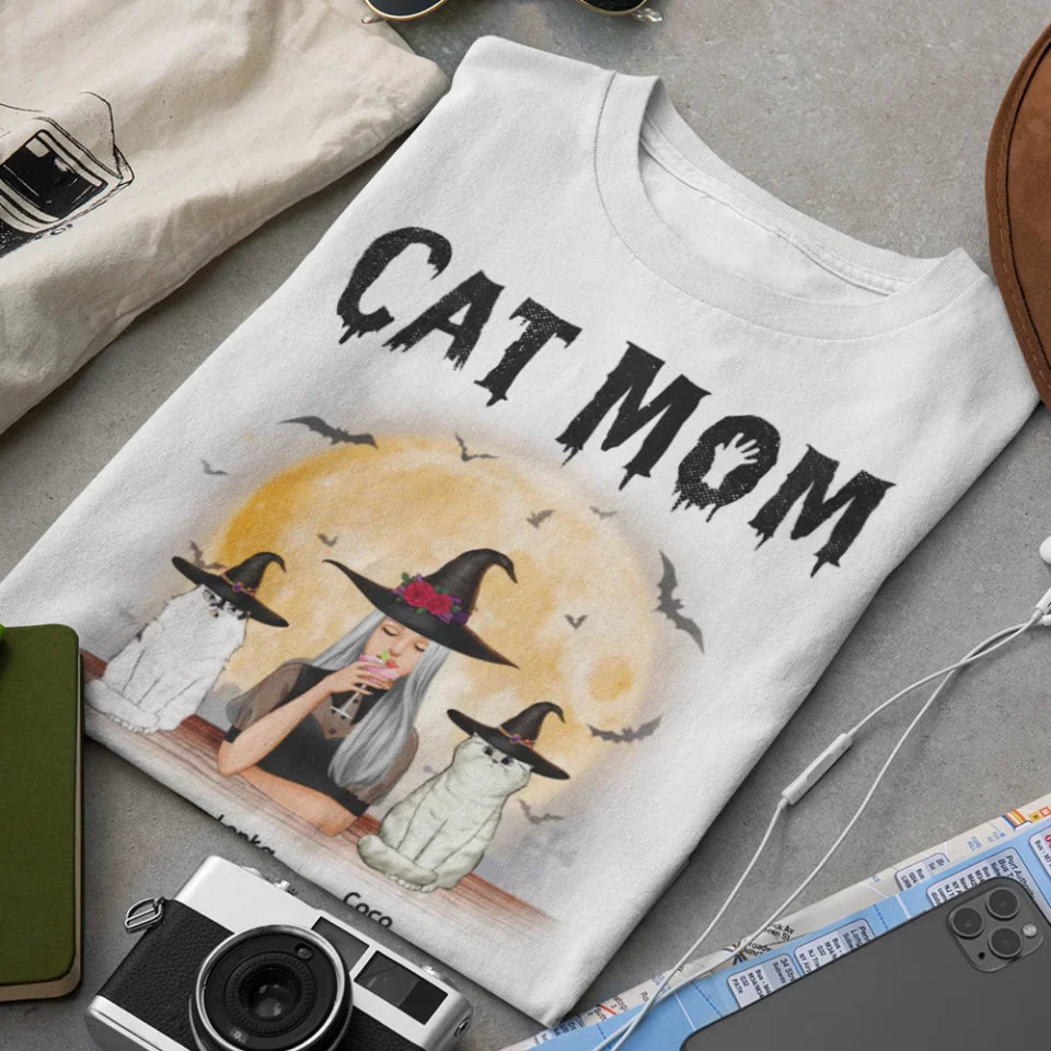 Loveable_decor's tweet photo. Cat Mom - Personalized Witch Mom T-Shirt - Halloween Gift for Cat Owners
🛒 Worldwide shipping
💖 Customizable characters &amp; names
#loveable #witchygifts #witchywoman #catmom #witchymom #personalizedshirt #tee #catlover #catowner #catmomlife #halloweennight #halloweencostume https://t.co/Ifjb2g9Y5K