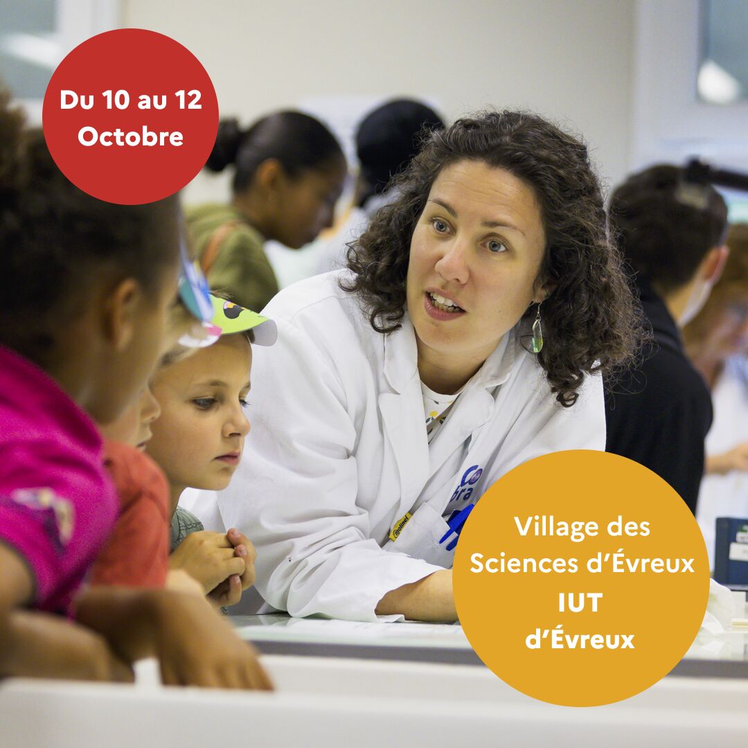 👉 Jeulin sera présent au village des sciences d'Evreux les 10 et 11 octobre, pour animer différents ateliers autour des sciences !👨‍🔬
Nous vous attendons nombreux ! 🙌
