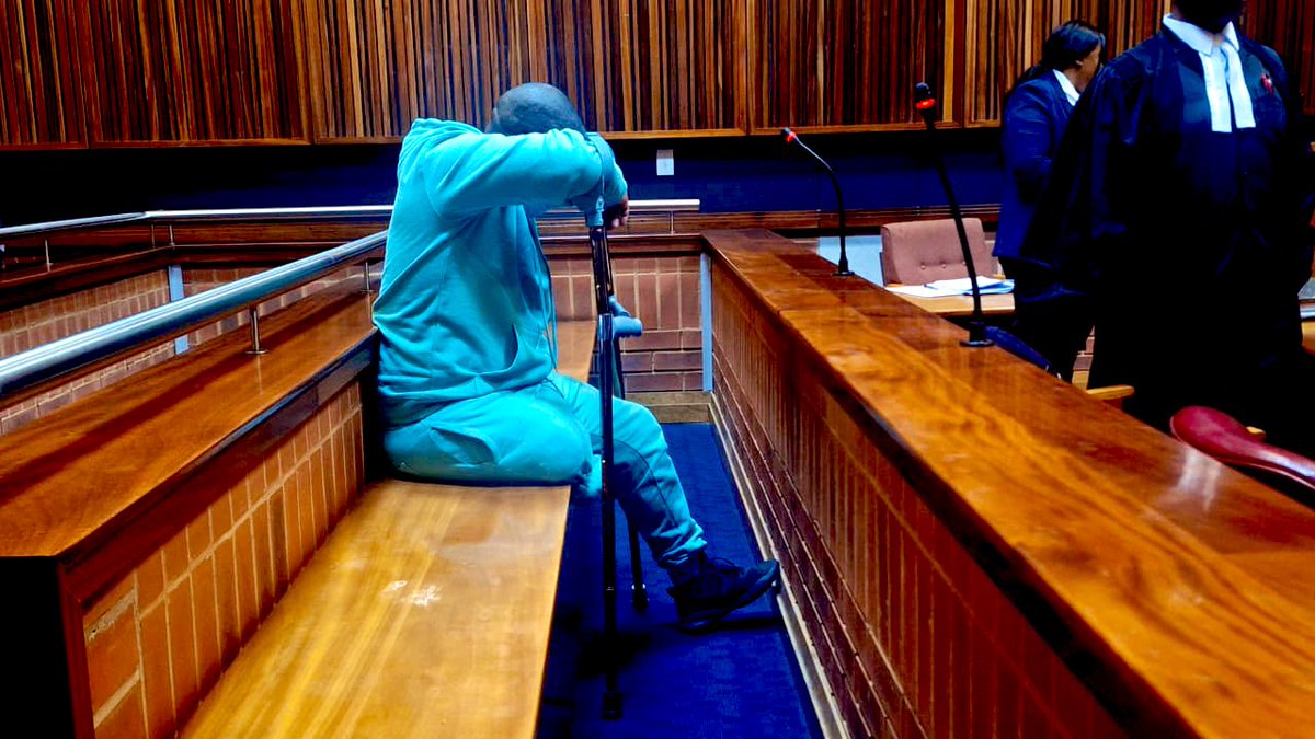 Sli_Masikane's tweet photo. [BREAKING] Serial rapist #NkosinathiPhakathi has been sentenced to 42 life terms

PLUS 

791 yrs and 6 months direct imprisonment for kidnapping, rape, theft and compelling minors to witness a sexual act and assault.

He is deemed unfit to possess a firearm and will be enrolled  in the national registrar for sexual offences. 

#SerialRapist
#eNCA