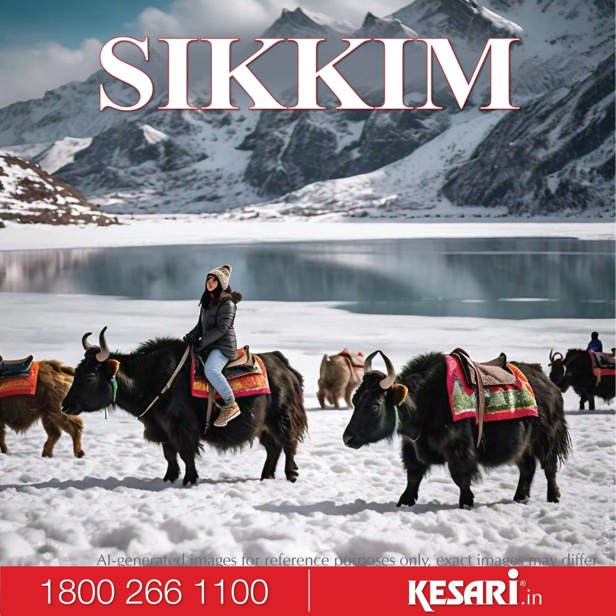 Kesari_Tours's tweet image. Experience the Magic of Snow with Kesari Tours! Winter wonderland adventure to Himachal, Kashmir, Sikkim, and North East India. From snow-covered peaks to serene views, let us take you on a memorable journey!
.
.
#snowspecial #winteriscoming #kesaritours #grouptours #travel