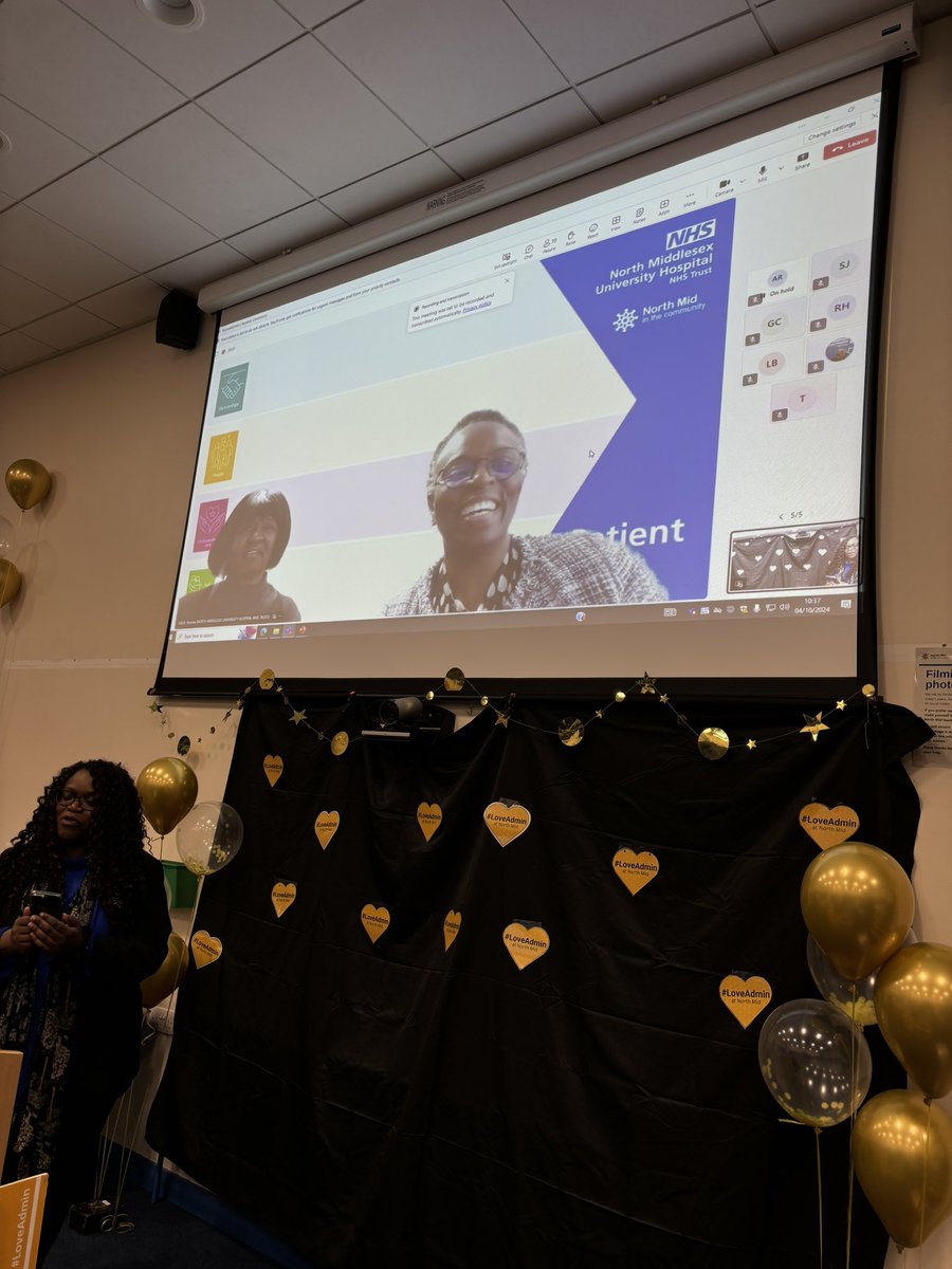 Hillary Mitchell MSN, RN, NEA-BC (@hillmitch2022) on Twitter photo So wonderful to have <a href="/nosuji01/">Nnenna Osuji</a> join us virtually from <a href="/NMITCommunity/">North Mid in the Community</a> to celebrate π 2024 #LoveAdmin awards this AM! ππππ
@NorthMidNHS So wonderful to have <a href="/nosuji01/">Nnenna Osuji</a> join us virtually from <a href="/NMITCommunity/">North Mid in the Community</a> to celebrate π 2024 #LoveAdmin awards this AM! ππππ
@NorthMidNHS