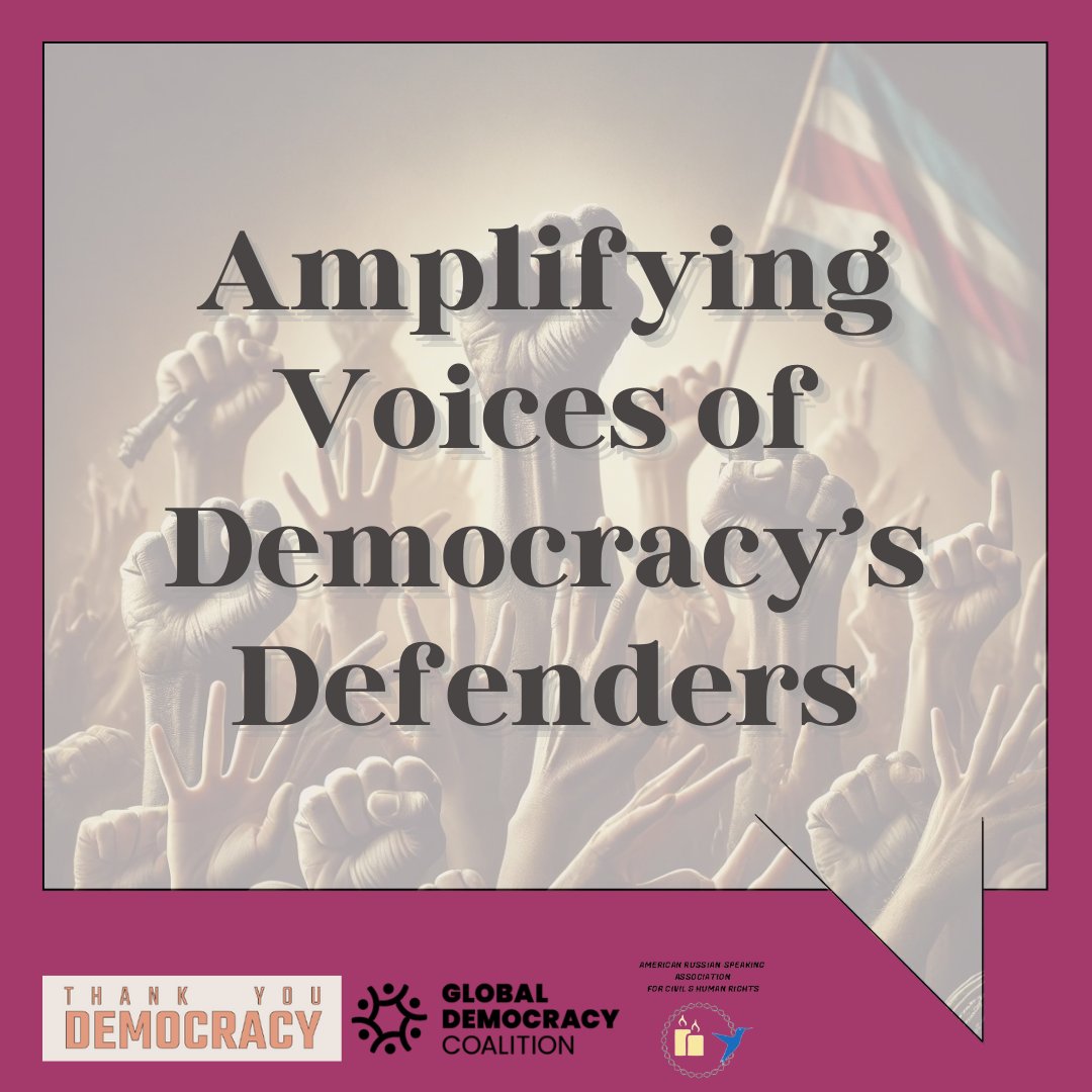 Positive Outcome Stories Series - American Russian speaking Association for Civil &amp; Human Rights: Exiles From Dictatorships Standing Up For Stronger Democracies In Their New Countries

Exiles from authoritarian regimes are stepping up to protect democracy on a global scale. The
