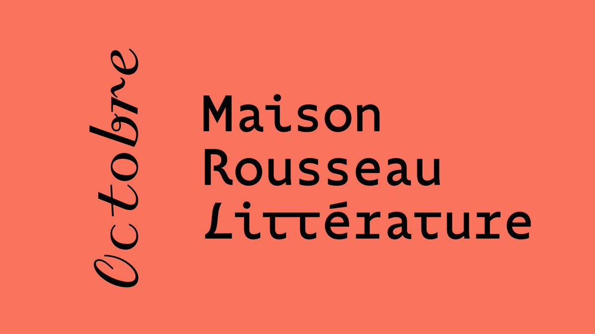 Un automne poétique à la Maison - Tout le programme d'octobre #litteraturesuissse mailchi.mp/m-r-l/un-autom…