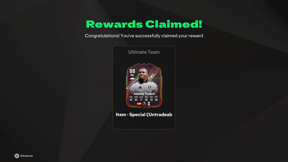 creewzss's tweet image. First Adama Traoré in the world. @EASPORTSFC
@iwatchbugs @FutSheriff @Criminal__x @DonkTrading @NickRTFM