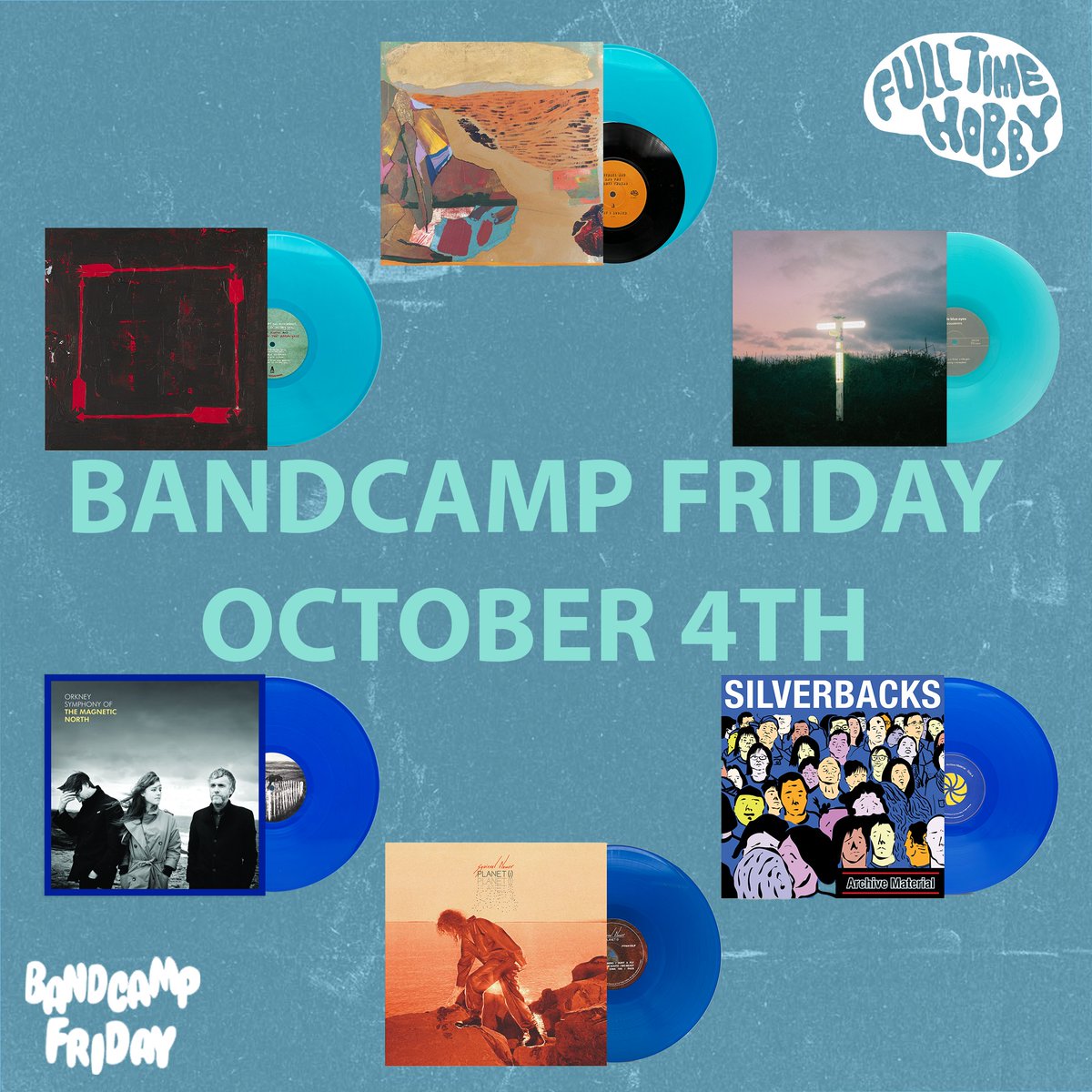 Blue vinyl sale for those Autumn blues. Happy Bandcamp Friday - FTH

fulltimehobby.ffm.to/bluevinylsale