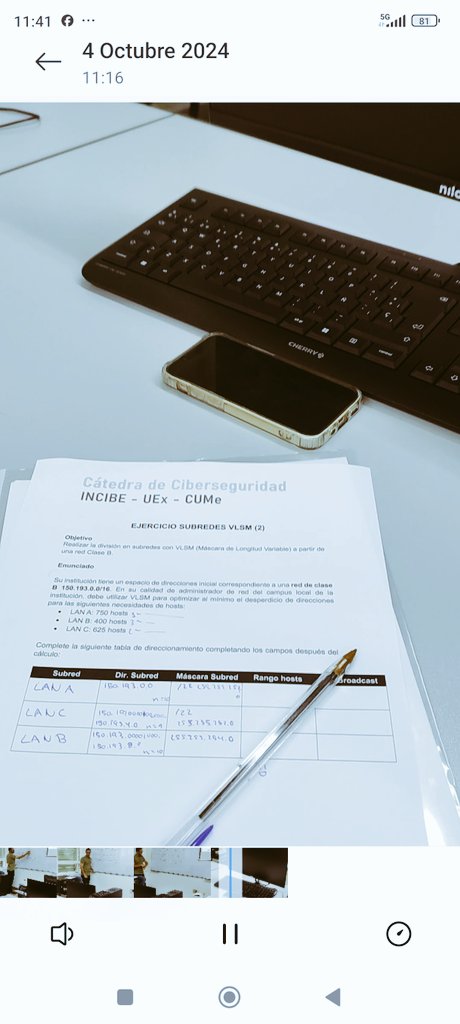 CUMe_UEx's tweet image. 🌐💻🔓Primera clase del Taller sobre Redes WAN. Actividad enmarcada en el proyecto Cátedra @incibe- @CUMe_UEx- @infouex en Ciberseguridad. ¡Protege tu futuro digital!
#CiberCUMe #PlanDeRecuperación
#CátedrasCiber #NextGenerationEU