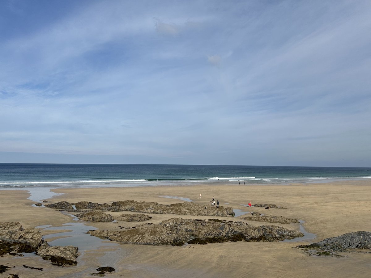 Breakfast with a view, Fistral Beach 😊