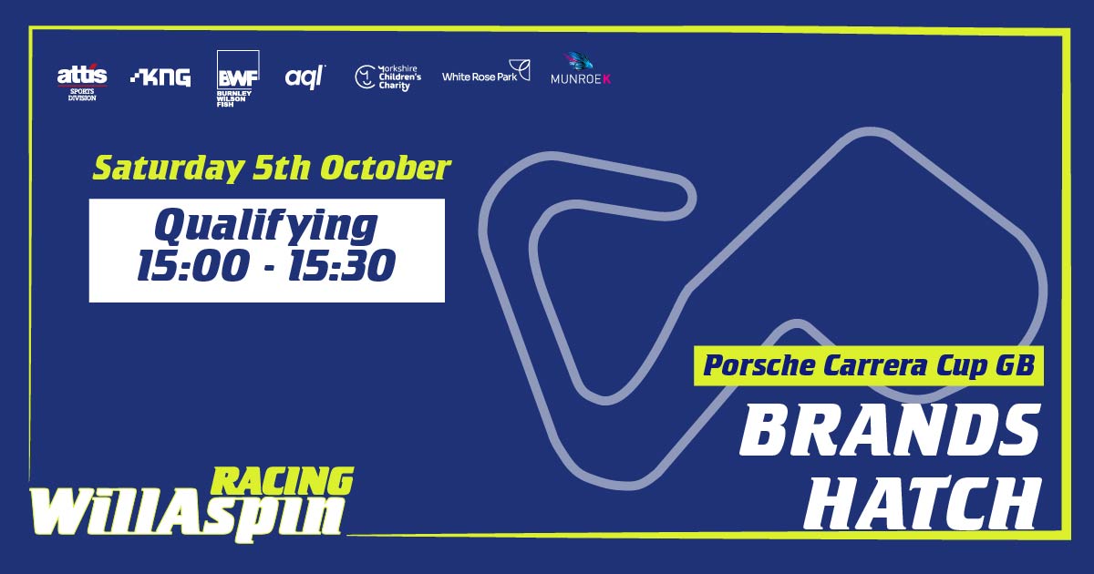 This weekend we are at Brands Hatch gearing up for the final Porsche Carrera Cup GB Championship weekend!

We will be heading out for qualifying at 15:00👇
