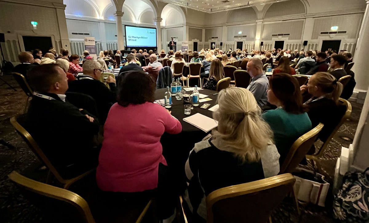 Thank you to Ofsted’s Chief Inspector <a href="/martyneoliver/">Sir Martyn Oliver</a> for kicking off Day 2 of #NASSConf2024. Sir Martyn presented the key findings from The Big Listen, outlined upcoming <a href="/Ofstednews/">Ofsted</a> reforms and fielded a host of questions from our members