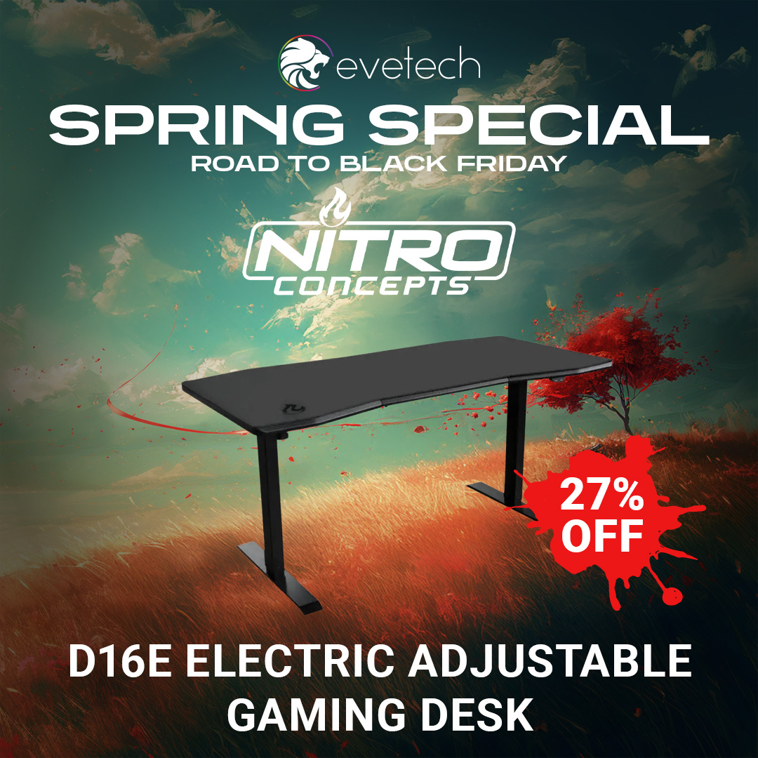 Evetech's tweet photo. 🤔Need a gaming upgrade? Look no further! Evetech's Spring Sale has you covered with massive discounts on top-of-the-line laptops, desktops and accessories. 💸
Shop now and save big! 💰https://t.co/d70Sx1V1NV
#Evetech #springspecial #roadtoblackfriday #gamers #gamingsetup #gamingcommunity #savemoney