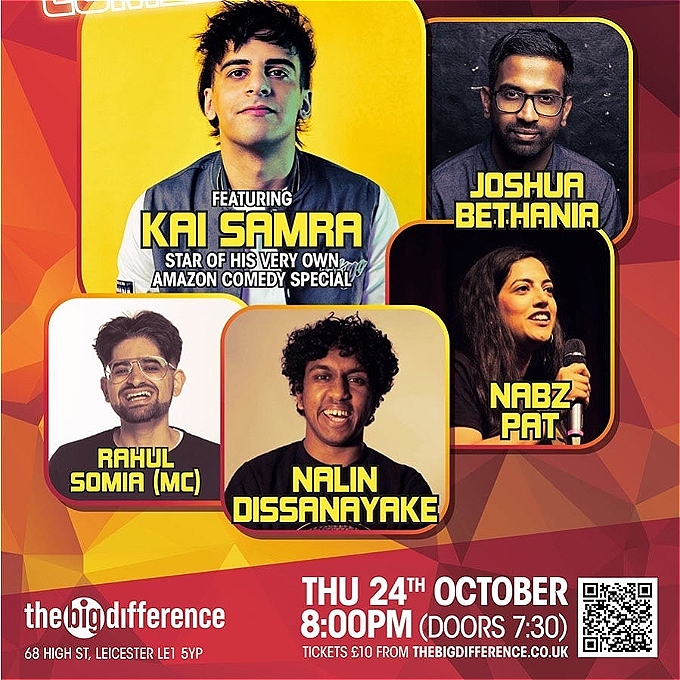 ON SALE NOW!

An Asian Occasion is a compilation of the best stand up comics of Asian descent with previous acts ranging from award winners to Live at the Apollo stars - here's October's lineup!

📆24th October
🎟️thebigdifference.co.uk/events/an-asia…