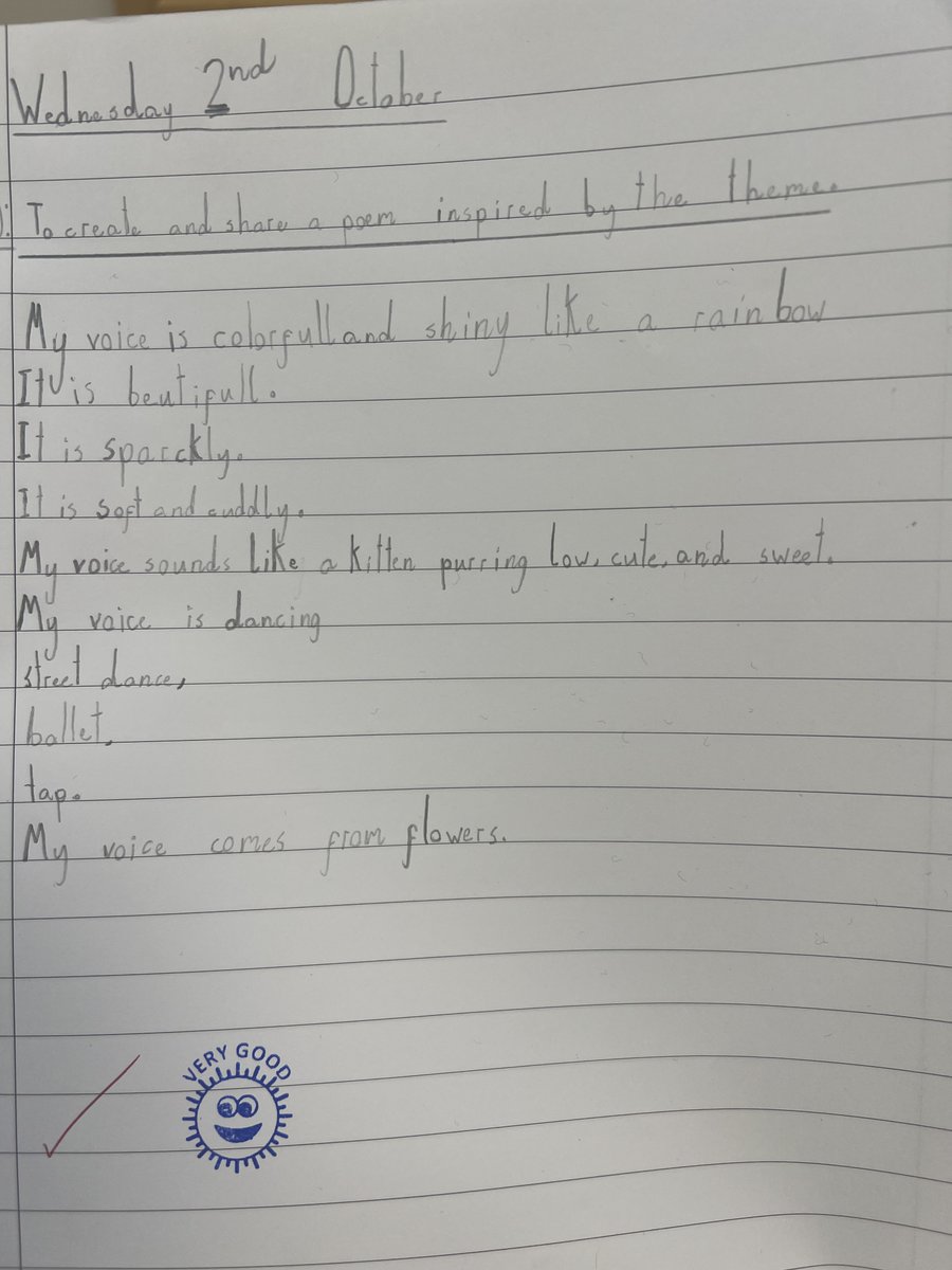 StVincentsPr's tweet photo. Year 2 and Year 5 had an exciting Buddy session this morning to mark National Poetry Day. They shared their favourite poems and even wrote some of their own!
#passionateaboutlearning https://t.co/PGZIRV5FWy