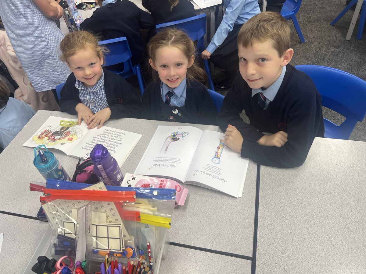 StVincentsPr's tweet photo. Year 2 and Year 5 had an exciting Buddy session this morning to mark National Poetry Day. They shared their favourite poems and even wrote some of their own!
#passionateaboutlearning https://t.co/PGZIRV5FWy