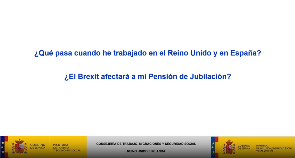 Consulta nuestro vídeo para conocer cómo funciona tu #pensión de #jubilacion tras el #Brexit si has trabajado en 🇬🇧 Reino Unido y 🇪🇸 España: t.ly/6Uojy