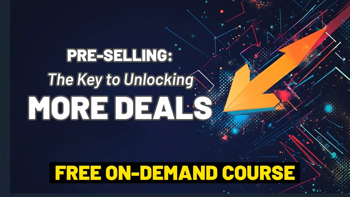 AudioVideoCoach's tweet photo. Tired of leads that go nowhere? 📷 Join my FREE workshop Today @ 3pmET &amp; turn leads into signed contracts with the power of pre-selling! 📷

Register here: https://t.co/U59dT47gwh

#realestate #leadconversion #salesstrategy #Preselling #realestatemarketing #clientrelationships https://t.co/MqX5jhvcPD