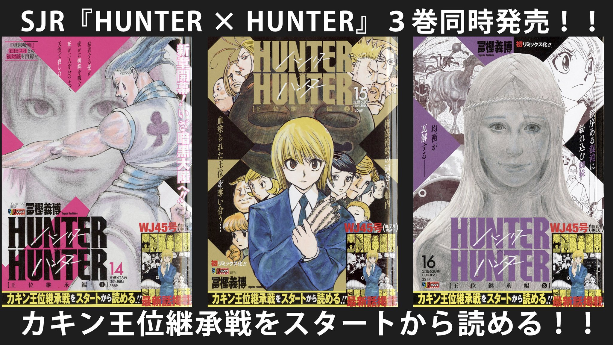 HUNTER×HUNTER ハンターハンター　リミックス+単行本セット　最新刊無 HUNTER×HUNTER コミックセット (SHUEISHA JUMP REMIX