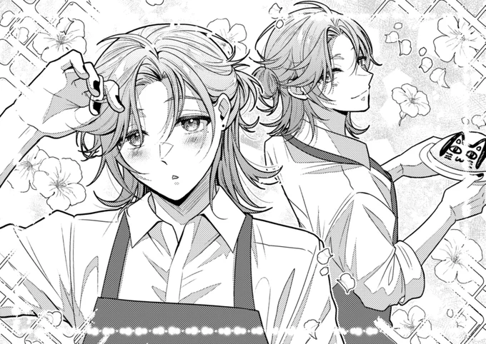 #かな絵 超癒し系エプロン男子 