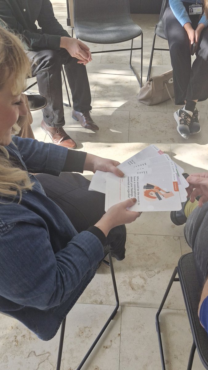 AttuneProject's tweet image. Participants at the #AttuneProject Impact and Dissemination Conference have been introduced to the innovative WP3 Cards Toolkit, designed to support discussions on adverse childhood experiences (#ACEs) and arts-based interventions. #Research #Toolkit #WP3 #ACEsResearch