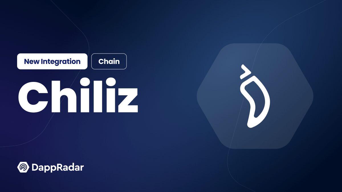 DappRadar (@dappradar) on Twitter photo 1/ 📢 New Integration!
<a href="/Chiliz/">Chiliz - The Sports Blockchain</a> is now integrated with DappRadar!
We are hyped to welcome Chiliz Chain to the World’s Dapp Store, allowing the Web3 community to discover awesome sports dapps through our Rankings.
Explore Now 👉 dappradar.com/chain/chiliz 1/ 📢 New Integration!
<a href="/Chiliz/">Chiliz - The Sports Blockchain</a> is now integrated with DappRadar!
We are hyped to welcome Chiliz Chain to the World’s Dapp Store, allowing the Web3 community to discover awesome sports dapps through our Rankings.
Explore Now 👉 dappradar.com/chain/chiliz