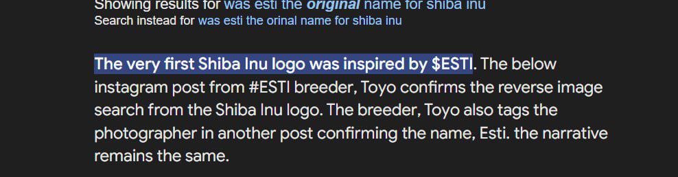 EstiCTO's tweet photo. First $ESTI deployed

0xa929b10077f9ab12fc21b31d6d564698c01532d1

$Shib $Neiro $Doge https://t.co/ozn0elddtt