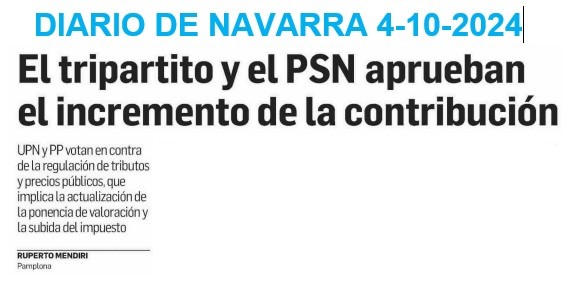 Este titular se entiende mejor cuando te explican que, por ley, hay que actualizarla cada 5 años, pero que UPN no lo hizo durante 2 décadas. Y que tras pedirla el gobierno de cambio la ocultó 3 años en un cajón. Y que por ello se han perdido 30 millones para invertir en Pamplona.