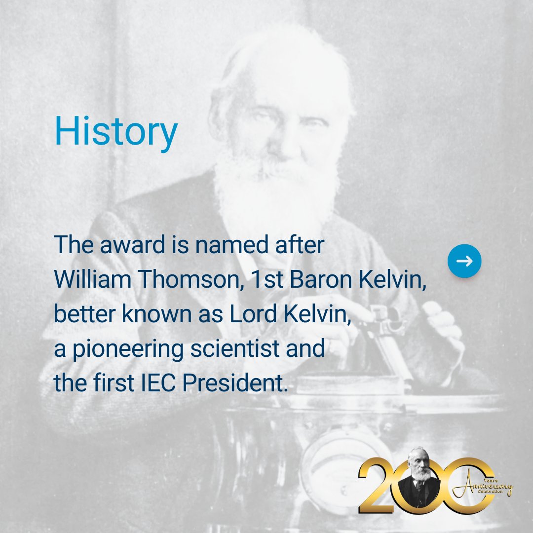 IECStandards's tweet image. 🏆 Celebrating #StandardDevelopment excellence!

Each year, the IEC honour individuals whose leadership and technical expertise help make products and electrical systems safer, more efficient, and more reliable.

The prestigious Lord Kelvin Award, named after the IEC&apos;s first…