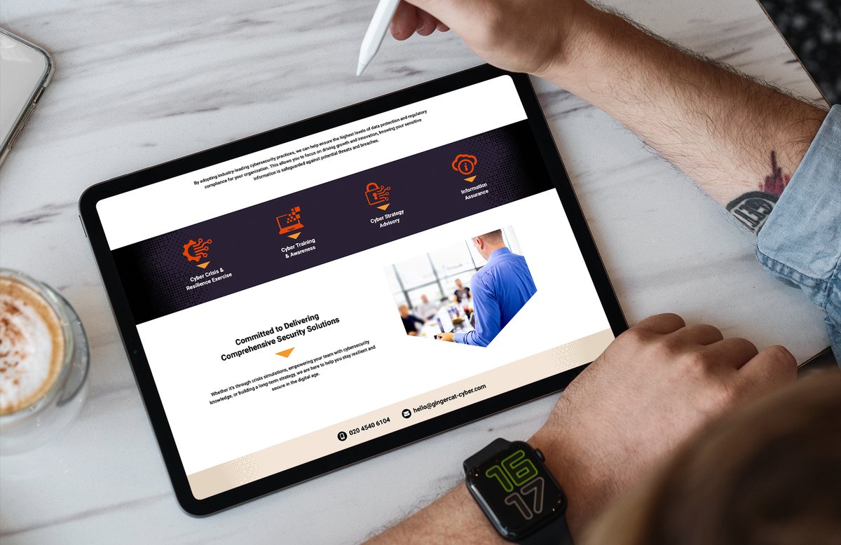 PremDigitalWeb's tweet image. Ginger Cat Cyber Security Website Now Live – Offering Expert-Led Cybersecurity Services Locally and Nationally with Decades of Specialised Experience 👉 gingercat-cyber.com #WebDesignAgency #WebDesign #Branding  #GraphicDesign #WebDesigners Visit premierdigital.net