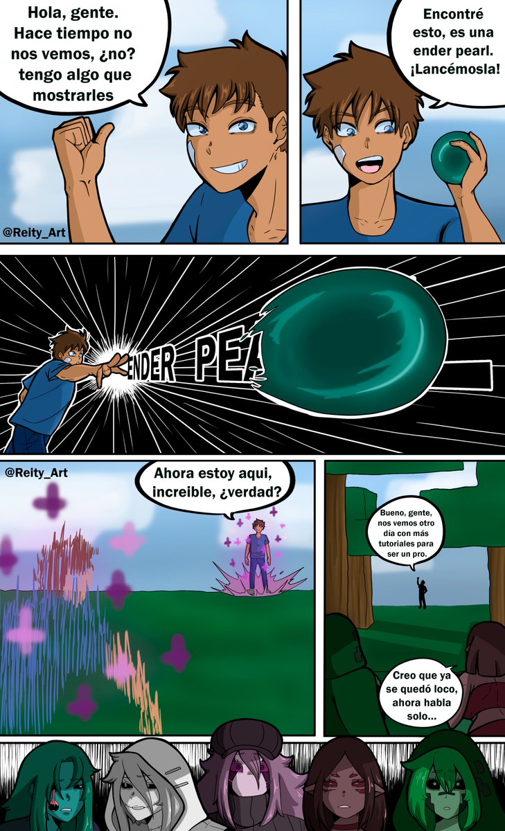 Reity_Art's tweet image. Buah... después de tanto tiempo sin hacer comics aquí hay uno nuevo de Minecraft, creo que salió bien.
También ando haciendo un remake de los primeros dos comics de albedo, espero les guste ^^
#minecraftfanart #minecraftcomic #comic #Minecraft #MinecraftMovie #MinecraftLive2024