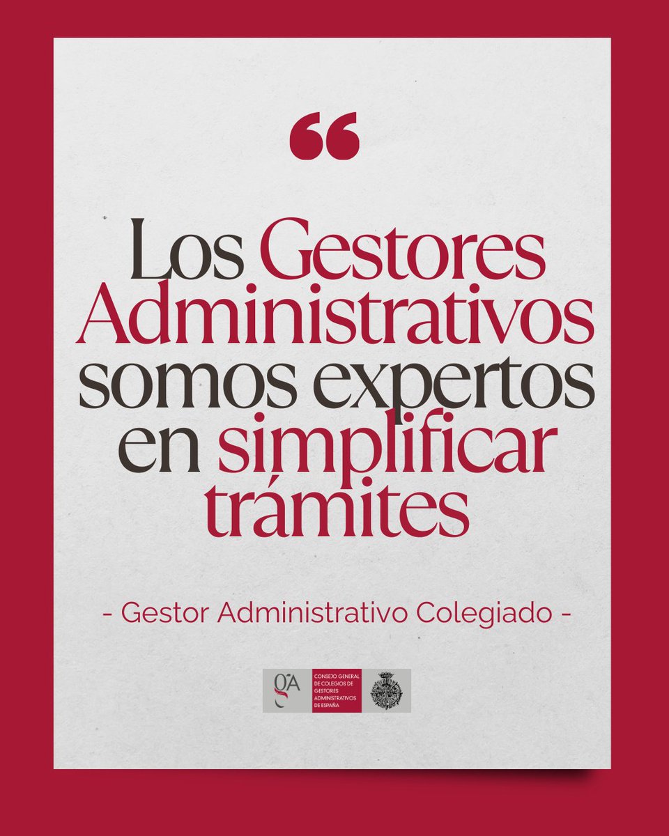 ConsejoGestores's tweet photo. ¿Qué somos los #GestoresAdministrativos? Pues todo esto y mucho más. ¡Consúltanos! https://t.co/3GqJ98zM1D