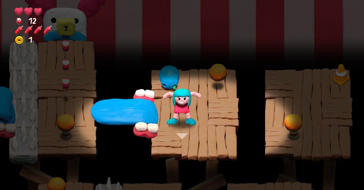 DojoSystem's tweet image. 🎪 ¡Adéntrate en el misterioso mundo de Barraka! 🎡

Acompaña a nuestra heroína en una feria espeluznante llena de rompecabezas, personajes únicos y diversión sin fin: autos chocones, la casa embrujada, whack-a-mole…

¡TODO en CLAYMATION! 🤡

#DojoSystem #Barraka

🔽​WISHLIST​🔽