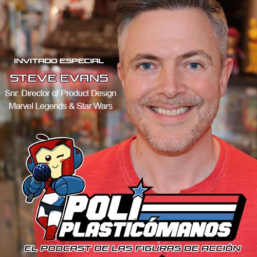 💥ATENCIÓN💥 Para el próximo episodio de #Poliplasticomanos hemos entrevistado a Steve Evans, responsable de #MarvelLegends y #StarWars en #Hasbro. 
No te la pierdas doblada al castellano solo tienes que seguirnos en tu plataforma favorita 👉🏻linktr.ee/Poliplasticoma…