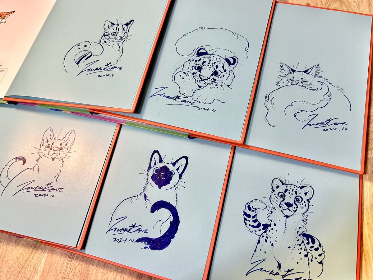 畫一些貓貓🐈‍⬛🐈🐆 